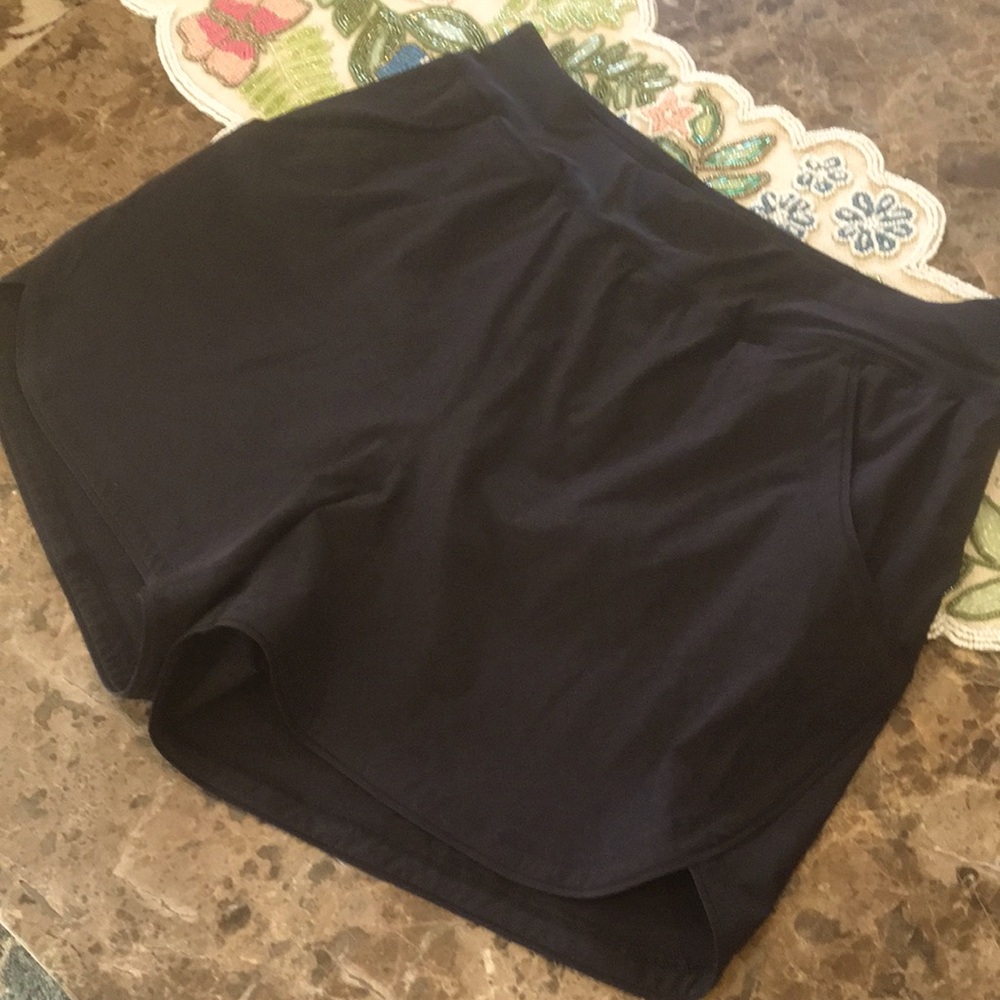 New Lands’ End Black Quick Dry Swim Shorts With Panty Pockets size 16W